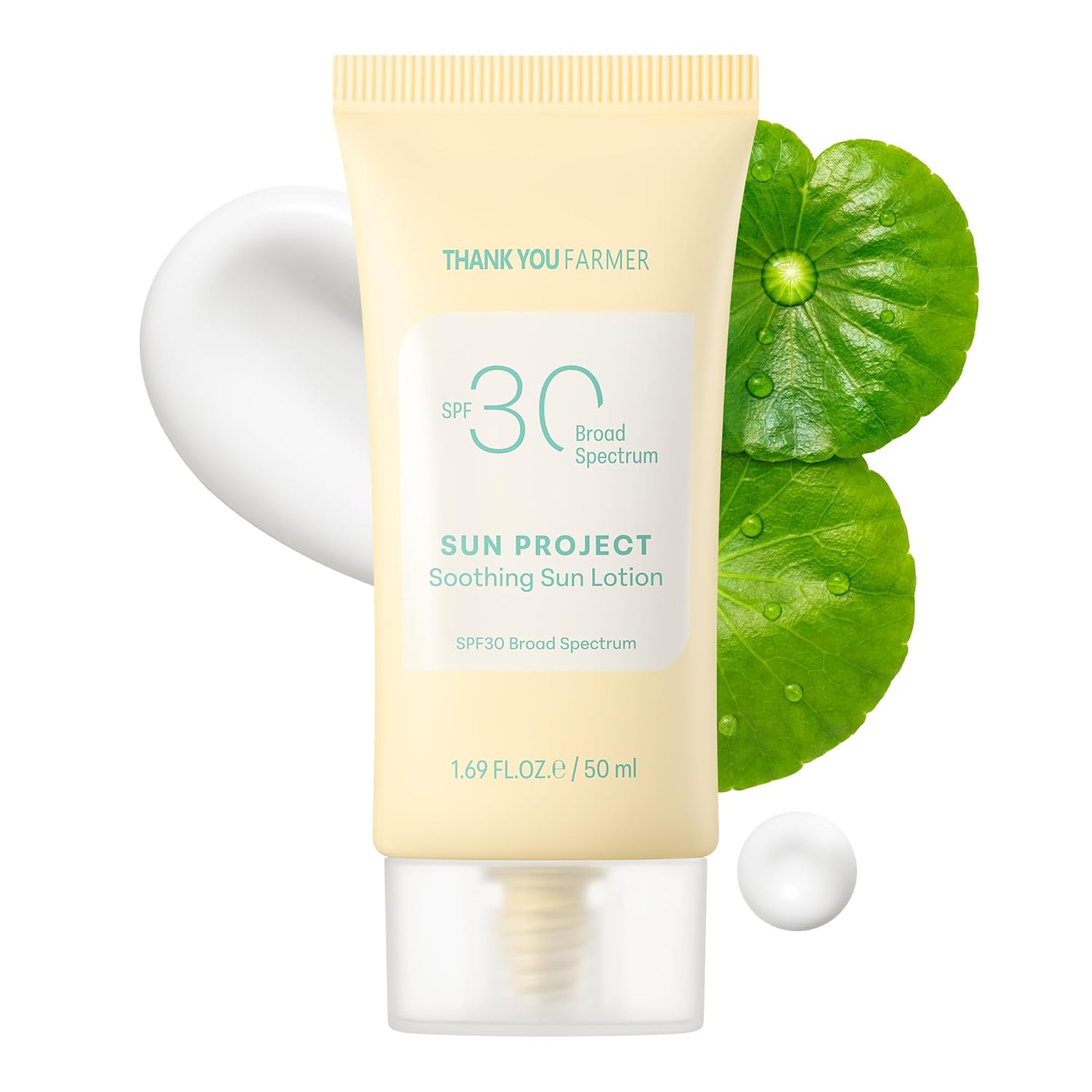 Sun Project Soothing Sun Lotion SPF 30 - Korean Sunscreen with Centella Asiatica