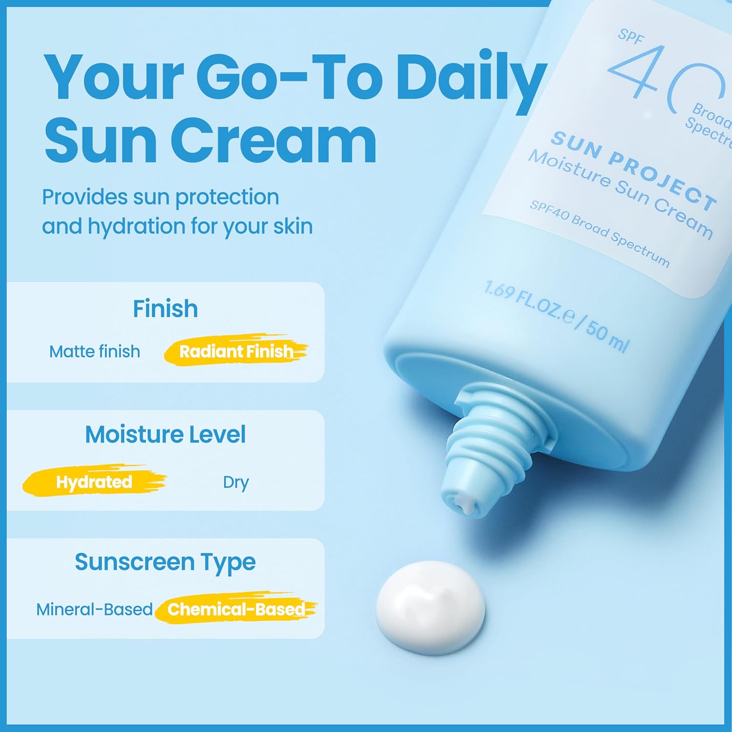 Sun Project Moisture Sun Cream SPF 40