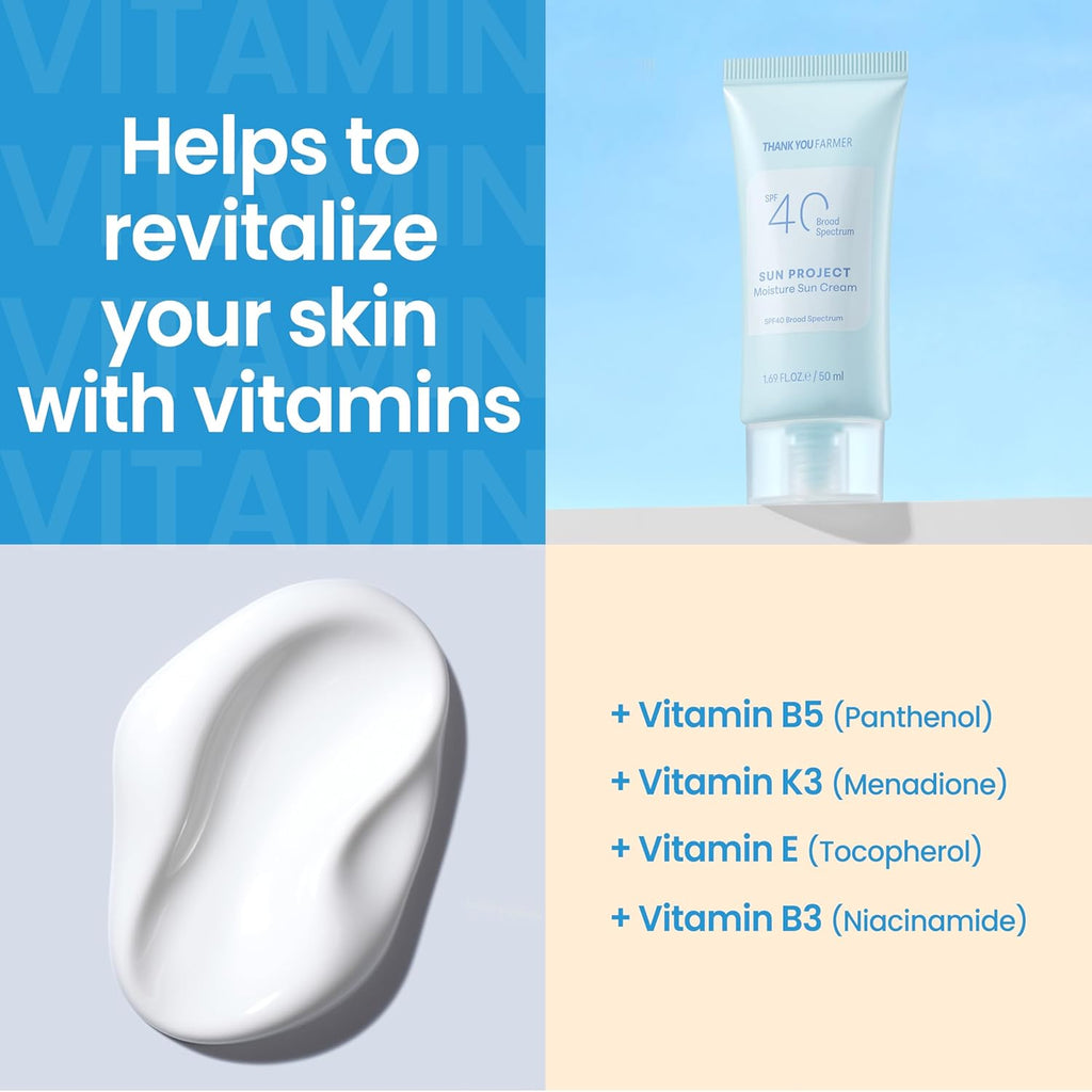 Sun Project Moisture Sun Cream SPF 40