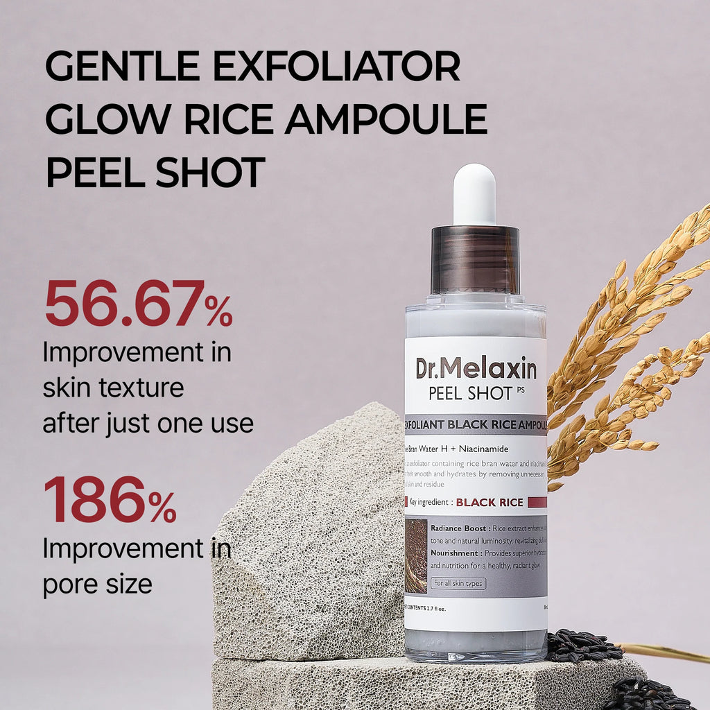 PeelShot Glow Black Rice Ampoule
