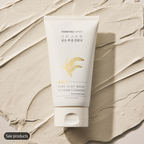 Rice Pure 2-IN-1 Korean Clay Mask to Foam Cleanser